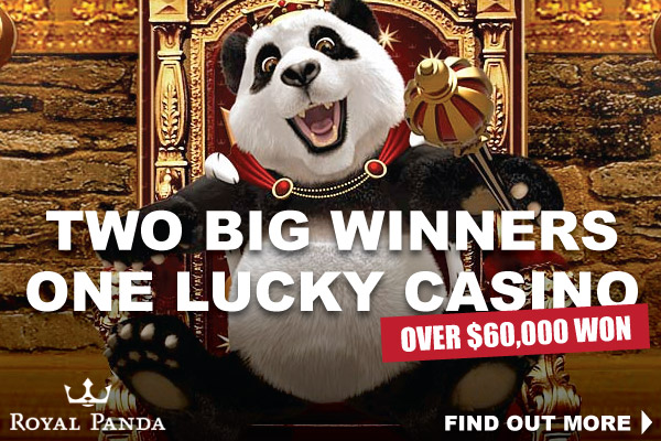 Two Big Winners Find Luck At Royal Panda Mobile Casino