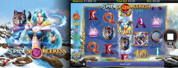 NextGen Spin Sorceress Mobile Slot Preview
