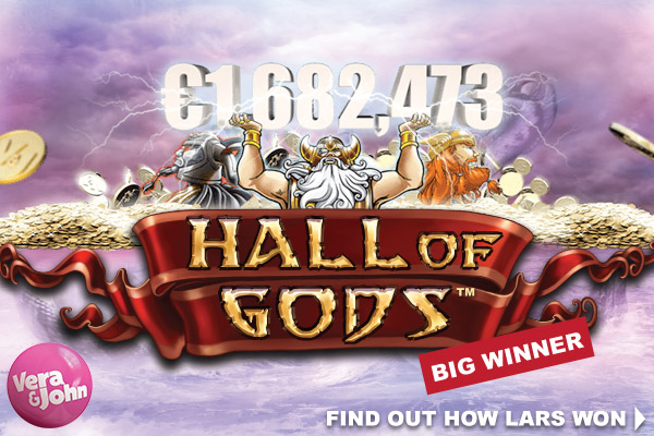 VJ Casino Hall Of Gods Slot Jackpot Winner