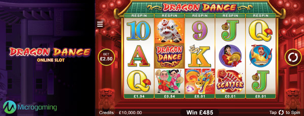 Microgaming Dragon Dance Mobile Slot