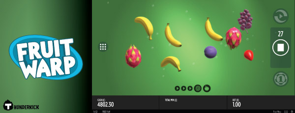 Thunderkick Fruit Warp Slot Screenshot
