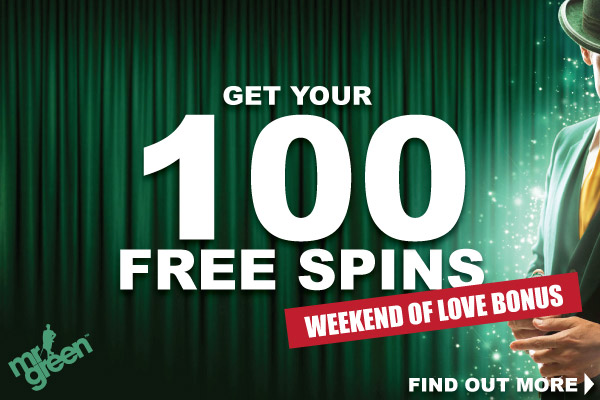 Get Your Mr Green Free Spins This Valentine's Weekend