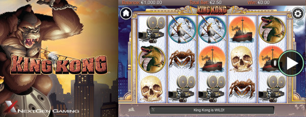 NextGen King Kong Mobile Slot Screenshot