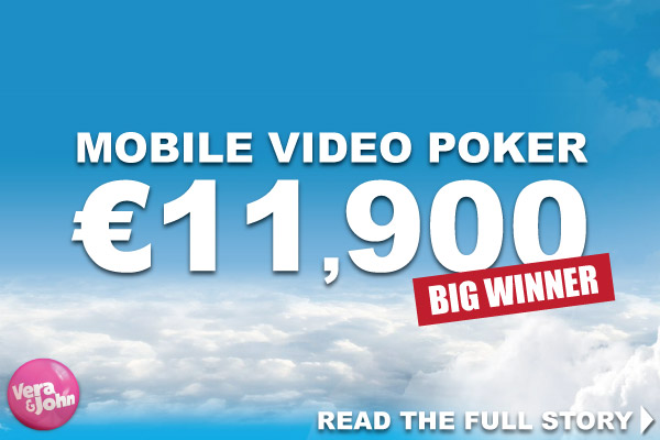 Vera&John Mobile Video Poker Big Winner