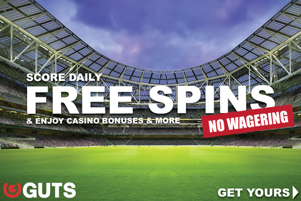 Score Daily No Wagering Free Spins At Guts Mobile Casino
