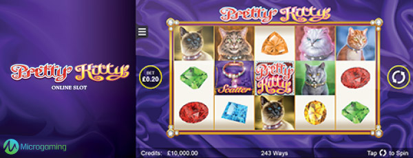 Microgaming Pretty Kitty Mobile Slot