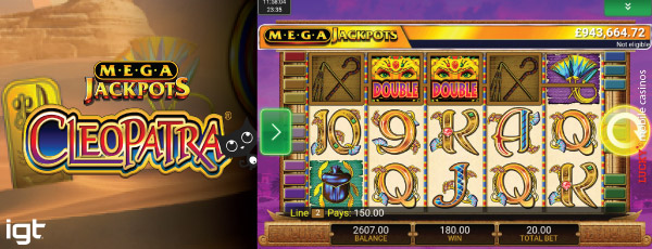 IGT MegaJackpots Cleopatra Mobile Slot