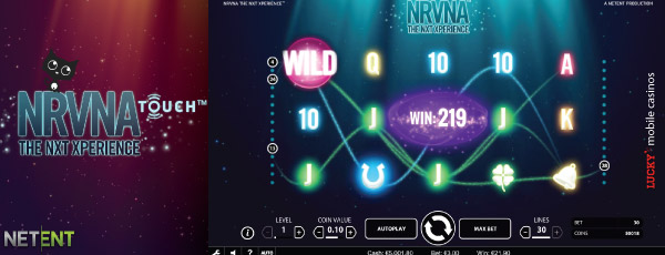 NRVNA Mobile Slot Screenshot