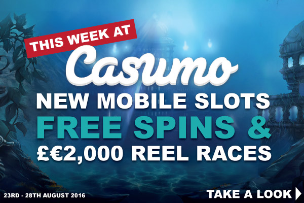 Get Your Casumo Free Spins & Win More In Their Reeel Races