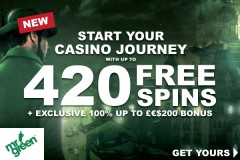 Get Your Mr Green Mobile Casino Free Spins Exclusive Bonus