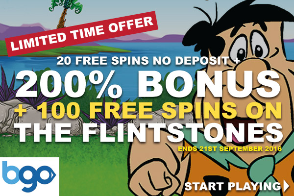 Celebrate The Flintstones Slot With BGO Casino Free Spins