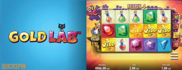 Quickspin Gold Lab Slot Machine