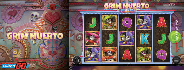 Grim Muerto Mobile Slot Screenshot