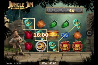 Microgaming Jungle Jim Mobile Slot Screenshot