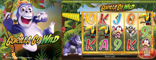 NextGen Gorilla Go Wild Slot Machine