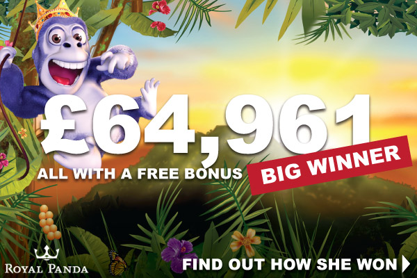 Player Goes Wild Over Royal Panda Free Casino Bonus Win