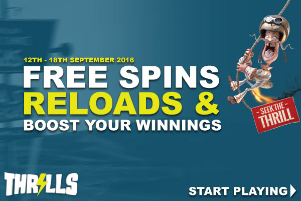 Get Your Free Spins Bonuses At Thrills Mobile Casino