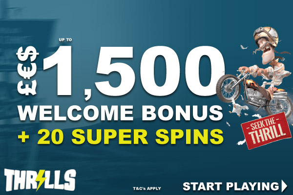 Get Your Thrills Casino Deposit Bonuses & Free Spins