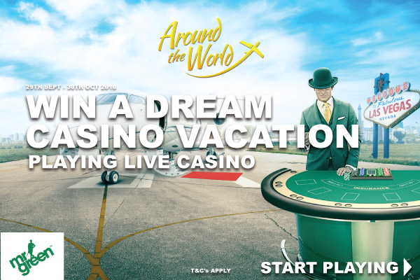 Win An Ultimate Mr Green Casino Vacation Playing Live Casino