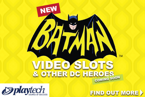 New Playtech Slots Coming Soon Include Batman & DC Heroes