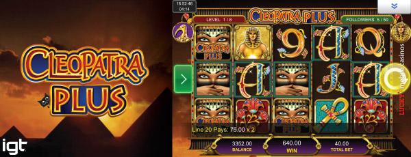 New IGT Cleopatra Plus Mobile Slot Game