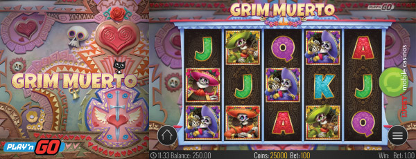 Play'n GO Grim Muerto Mobile Slot