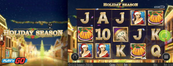 Play'n GO Holiday Season Mobile Slot Machine