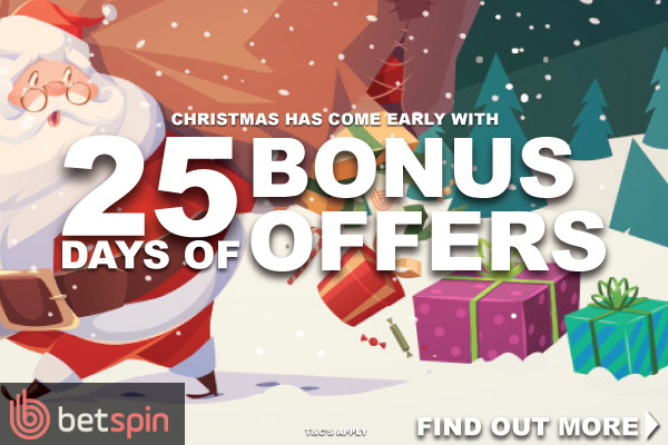 Enjoy 25 Days Of Betspin Mobile Casino Bonus Offers