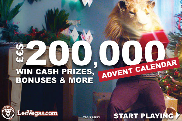 Get Your Gift In The £€$200,000 LeoVegas Christmas Advent Calendar