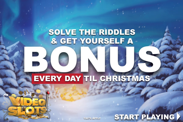 Get Yourself A VideoSlots Casino Bonus Every Day Til Christmas
