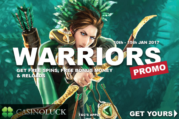 Get Casinoluck Free Spins & Bonuses This Week