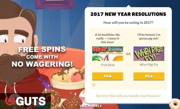 Choose Your Guts Mobile Free Spins Bonus Resolution