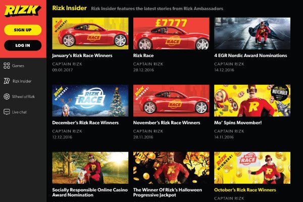 Rizk Mobile Casino Insider Promotions