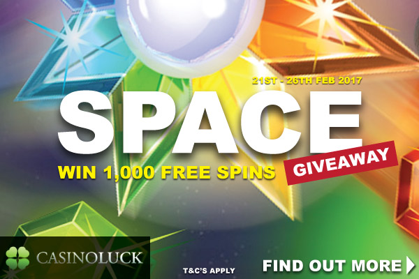 Win 1,000 Casinoluck Casino Free Spins On Starburst