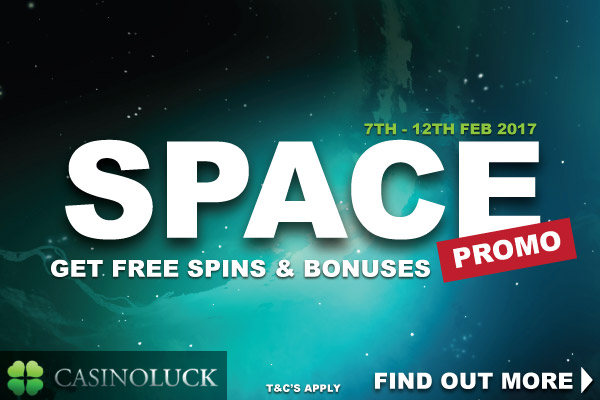 Get Casinoluck Free Spins & Bonuses This Week