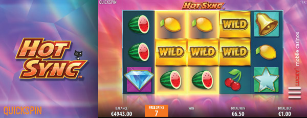 Quickspin Hot Sync Mobile Slot Game