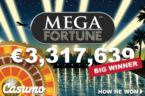 NetEnt's Mega Fortune Jackpot Pays Out 3.3 Million At Casumo
