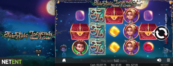 NetEnt Hansel & Gretel Slot Machine On Mobile