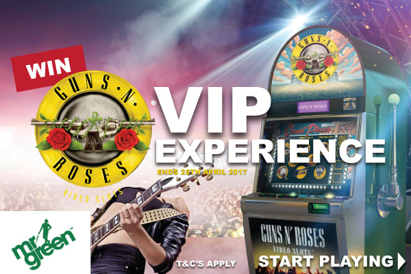 Win VIP Tickets To Guns N Roses Tour With Mr Green