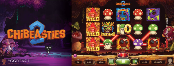 Yggdrasil Chibeasties 2 Mobile Slot Game