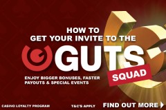 Get Your Invite To The Guts Casino Loyalty Program