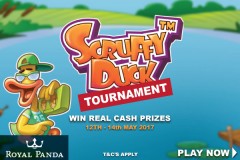Play Scruffy Duck To Win The Royal Panda Slot Tournament