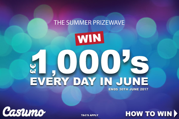 Win Thousands Every Day In Casumo Summer Prizewave