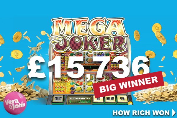 UK Mega Joker Big Slot Winner