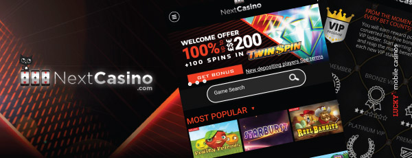 NextCasino Phone Casino Bonus & VIP Loyalty Program