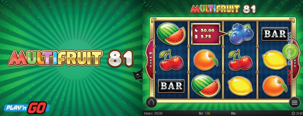 Play'n GO Multifruit 81 Mobile Slot Machine
