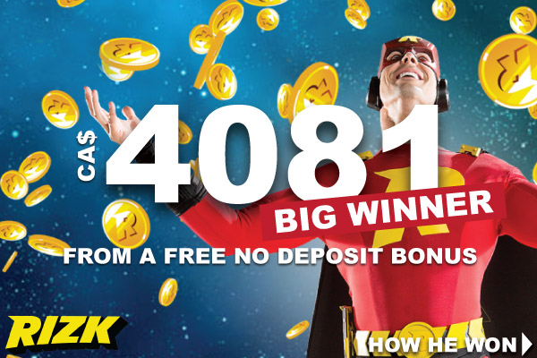 Rizk Casino No Deposit Bonus Big Winner