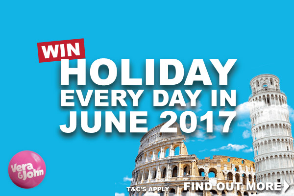 Win A European Holiday Every Day In June At VeraJohn