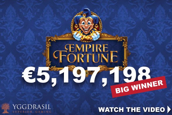 Empire Fortune Slot Mobile Jackpot Win