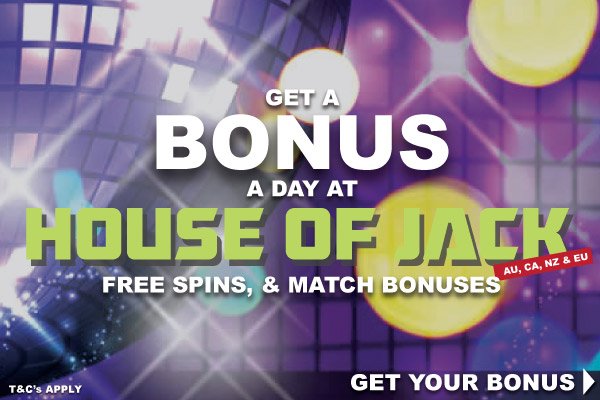 Get Your Daily HouseOfJack Mobile Casino Bonuses